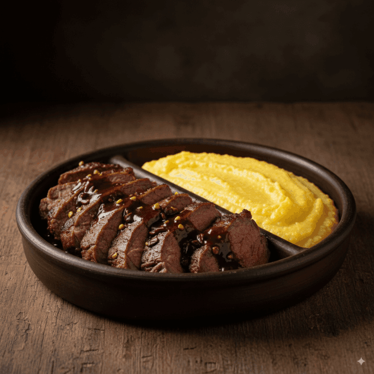 Cupim ao Forno com Molho de Café e Especiarias