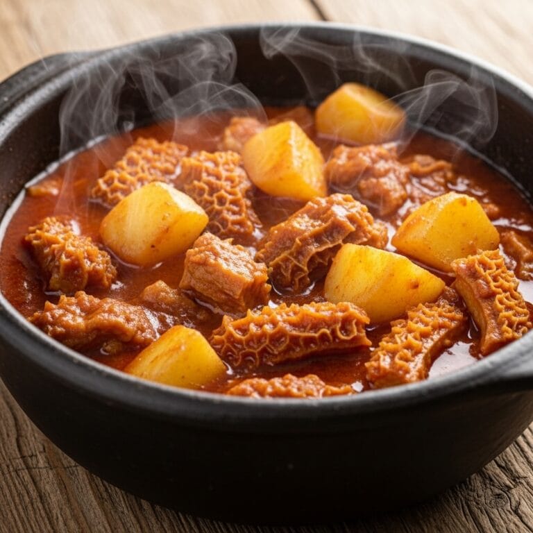 Bucho com Batata e Páprica Defumada
