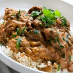 Strogonoff de Carne sem Creme de Leite