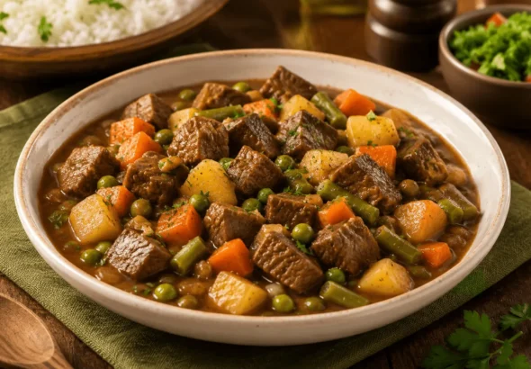picadinho com legumes