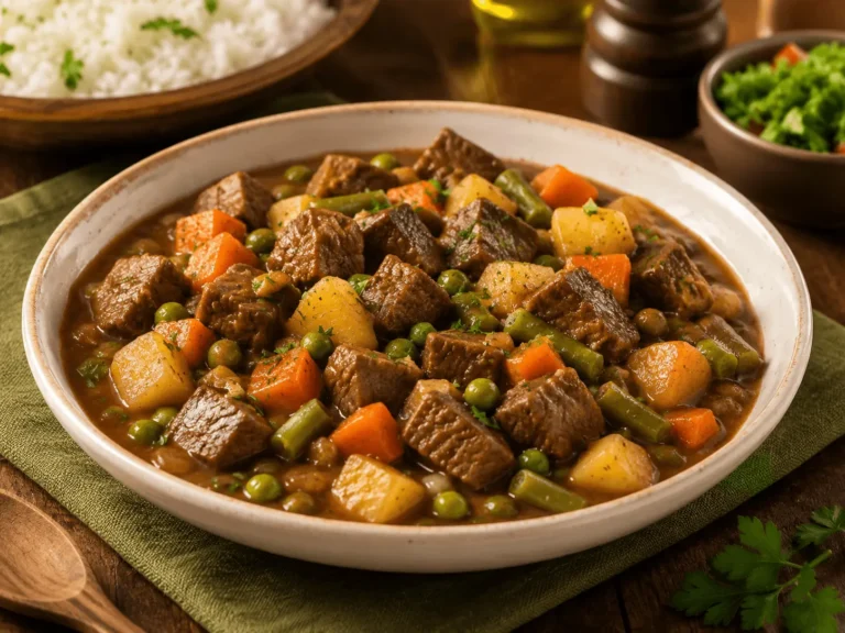 picadinho com legumes